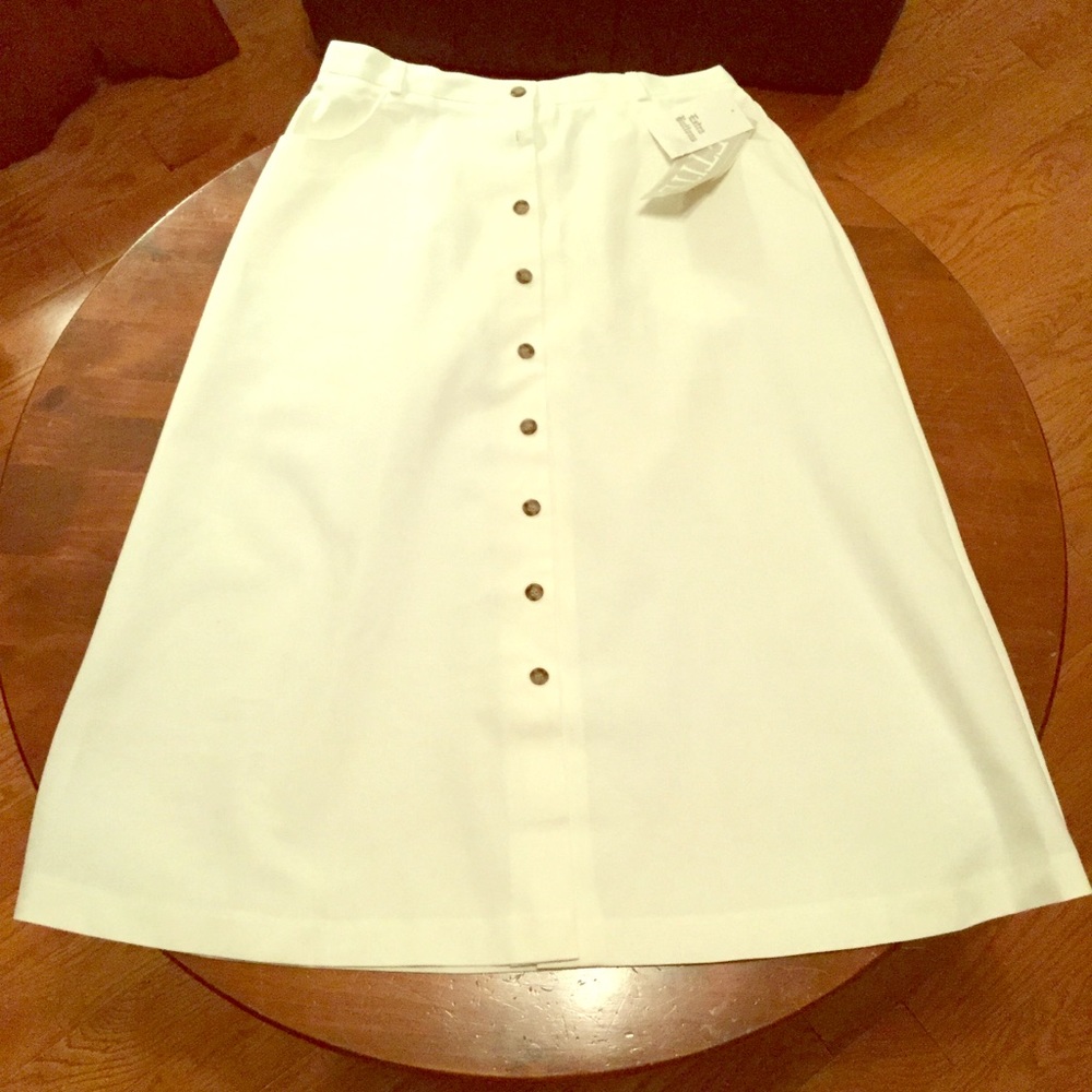 Prestige Sportswear White Skirt